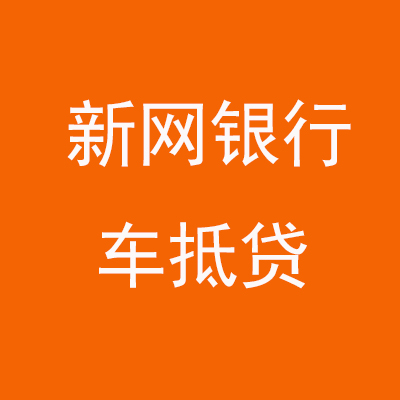 祁阳新网银行车抵贷